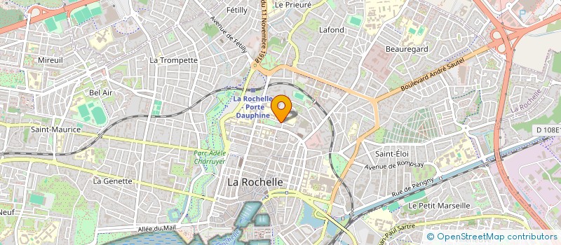 localisation de l'entreprise MONSIEUR ALEC WALDBERG  LA ROCHELLE