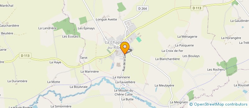 localisation de l'entreprise MONSIEUR ALEC WELLS  LA CHAPELLE-AU-RIBOUL