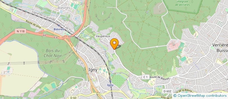 localisation de l'entreprise MONSIEUR ALEC WILDENSTEIN  VERRIERES-LE-BUISSON