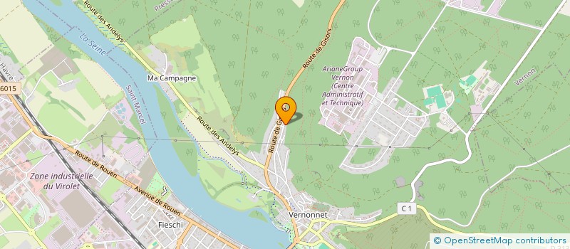 localisation de l'entreprise MONSIEUR ALECANDRE MORIN  VERNON