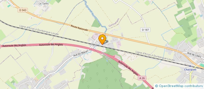 localisation de l'entreprise MONSIEUR ALECHANDRO DA FONSECA  CHOCQUES