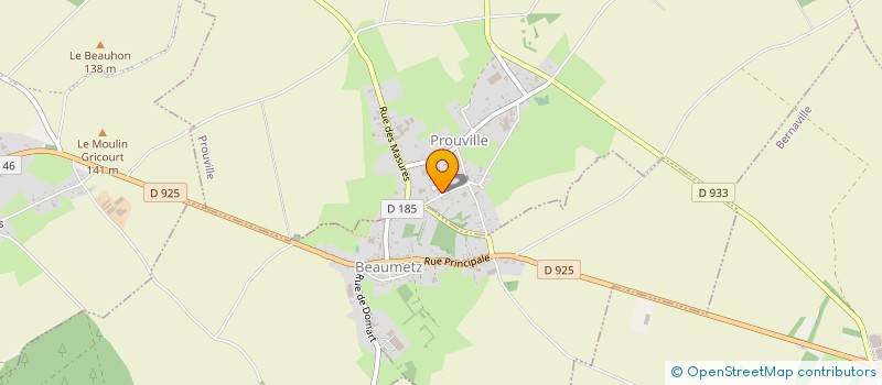 localisation de l'entreprise MONSIEUR ALECTOR TAVARES DE OLIVEIRA  PROUVILLE