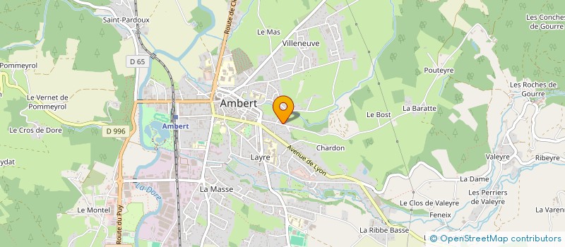 localisation de l'entreprise MONSIEUR ALEJANDRO ALEJANDRO LOZANO MEDINA  AMBERT