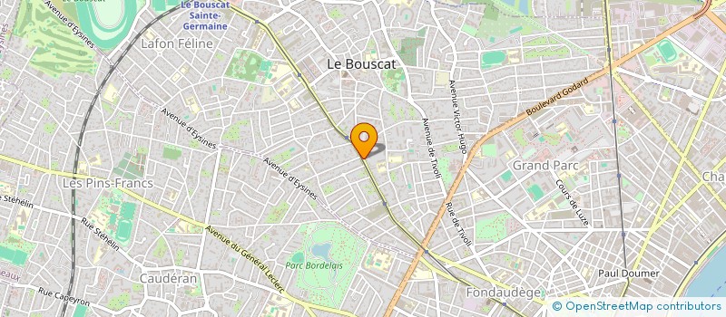 localisation de l'entreprise MONSIEUR ALEJANDRO ALVAREZ PINTO  LE BOUSCAT