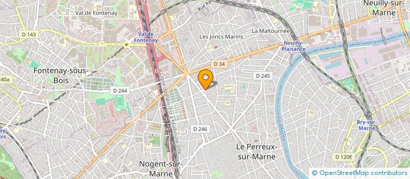 localisation de l'entreprise MONSIEUR ALEJANDRO BEKER à BRY-SUR-MARNE