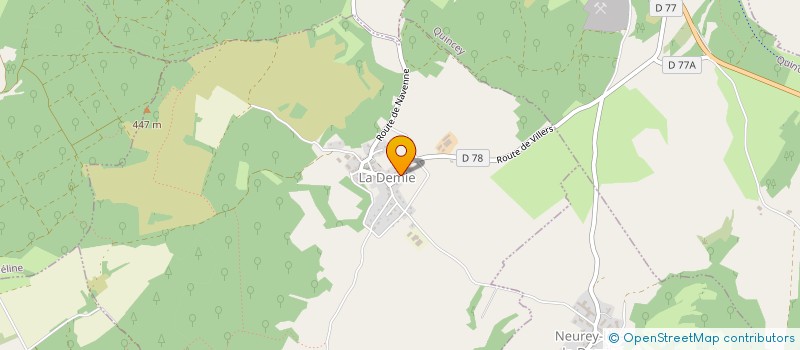 localisation de l'entreprise MONSIEUR ALEJANDRO DAVID ALVAREZ  LA DEMIE