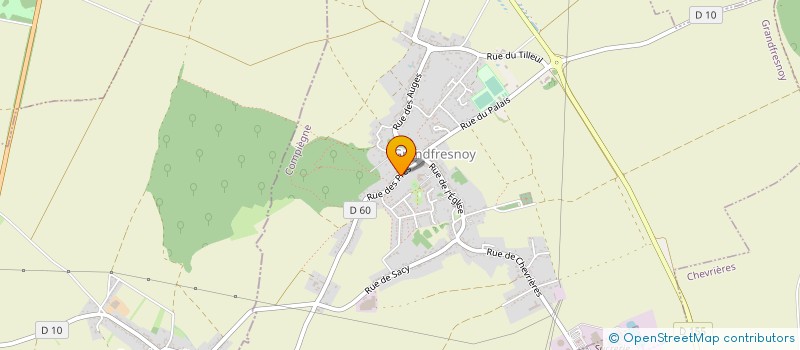 localisation de l'entreprise MONSIEUR ALEJANDRO DOS SANTOS  GRANDFRESNOY