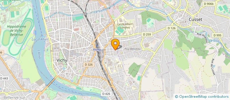 localisation de l'entreprise MONSIEUR ALEJANDRO GONZALEZ ROBALO à VICHY
