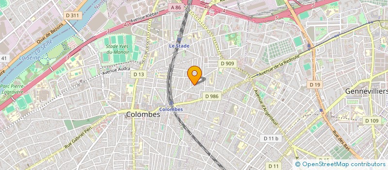 localisation de l'entreprise MONSIEUR ALEJANDRO HERNANDEZ LOPEZ à COLOMBES
