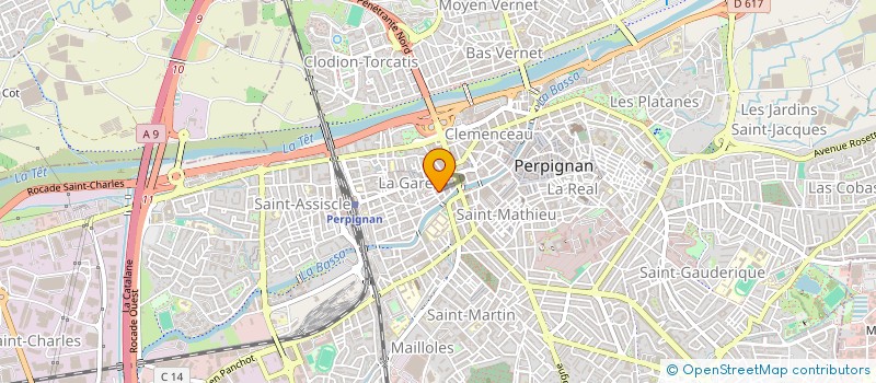 localisation de l'entreprise MONSIEUR ALEJANDRO MINGUEZ MARTINE  PERPIGNAN