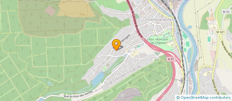 localisation de l'entreprise MONSIEUR ALEJANDRO MOLINA MORAL  CHAMPIGNEULLES