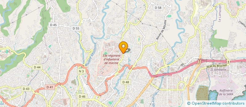 localisation de l'entreprise MONSIEUR ALEJANDRO RAJOY PICON  FORT-DE-FRANCE