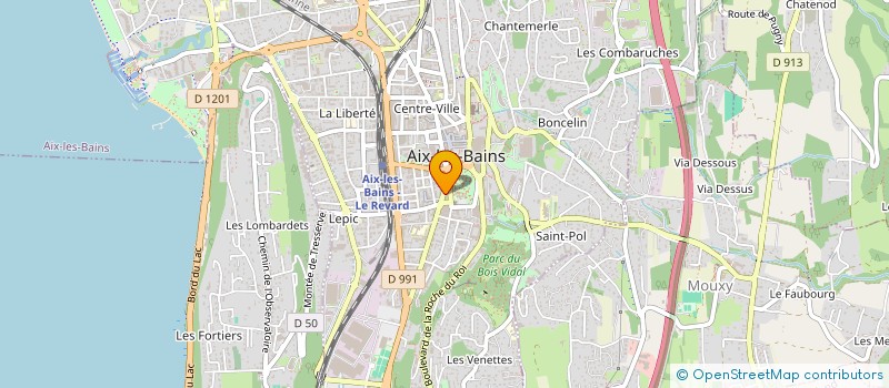 localisation de l'entreprise MONSIEUR ALEJANDRO THEVENIN à AIX-LES-BAINS