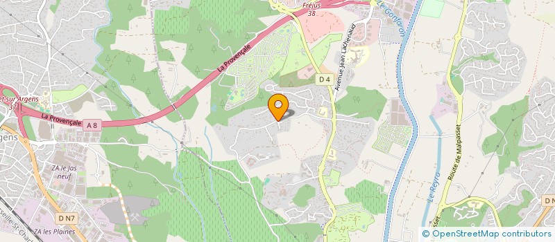 localisation de l'entreprise MONSIEUR ALEK GUEORGUIEV  FREJUS