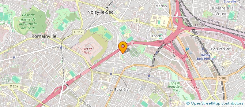 localisation de l'entreprise MONSIEUR ALEKSANDAR ADAMOVIC  NOISY-LE-SEC