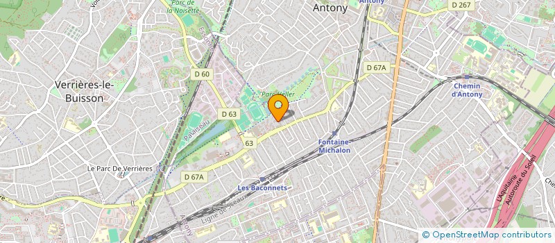 localisation de l'entreprise MONSIEUR ALEKSANDAR ALEKSOV à ANTONY