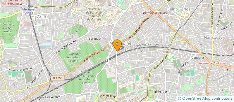 localisation de l'entreprise MONSIEUR ALEKSANDAR CHOCHEV à TALENCE