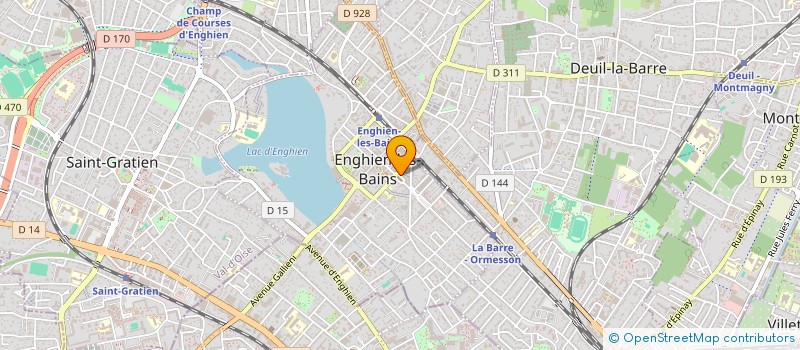 localisation de l'entreprise MONSIEUR ALEKSANDAR DAKIC  ENGHIEN-LES-BAINS