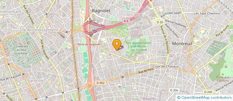 localisation de l'entreprise MONSIEUR ALEKSANDAR DOBROLIYSKI à BAGNOLET