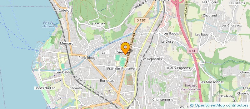 localisation de l'entreprise MONSIEUR ALEKSANDAR DZAVRIC  AIX-LES-BAINS