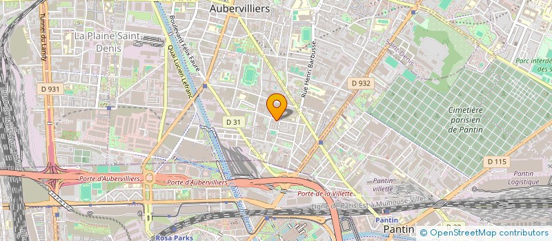 localisation de l'entreprise MONSIEUR ALEKSANDAR KRETIC à AUBERVILLIERS
