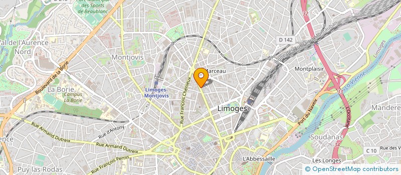 localisation de l'entreprise MONSIEUR ALEKSANDAR MADZHAROV à LIMOGES