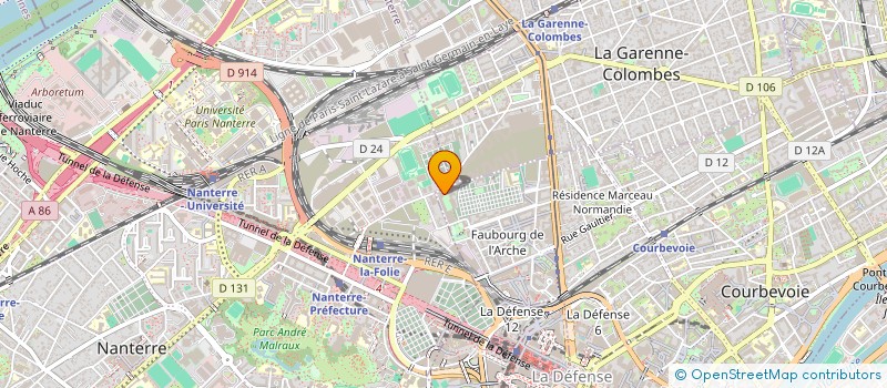 localisation de l'entreprise MONSIEUR ALEKSANDAR MATEJIC à COURBEVOIE