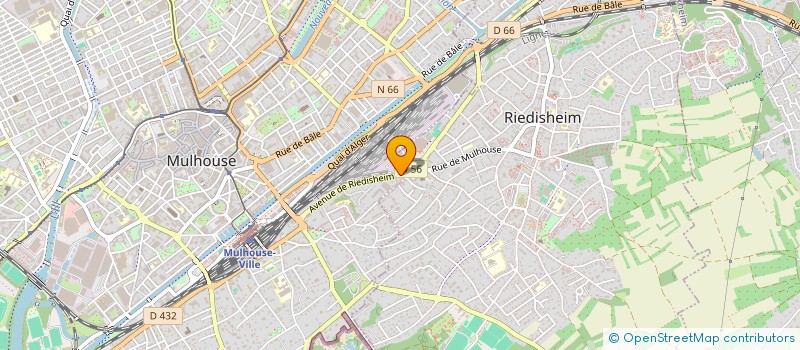 localisation de l'entreprise MONSIEUR ALEKSANDAR NIKOLIC  MULHOUSE