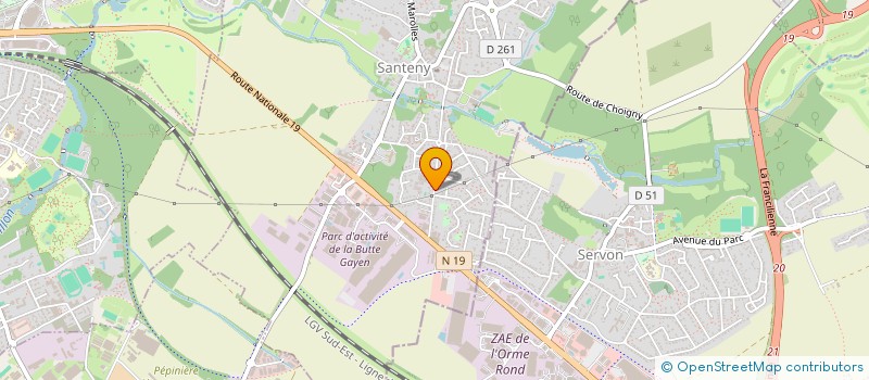 localisation de l'entreprise MONSIEUR ALEKSANDAR URSU  SANTENY