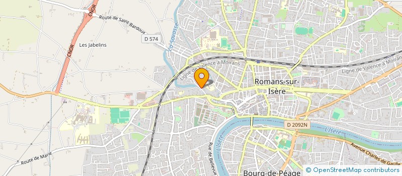 localisation de l'entreprise MONSIEUR ALEKSANDER DUIGOU  ROMANS-SUR-ISERE