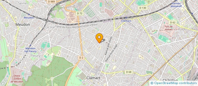 localisation de l'entreprise MONSIEUR ALEKSANDR BOLSHEDVOROV à CLAMART