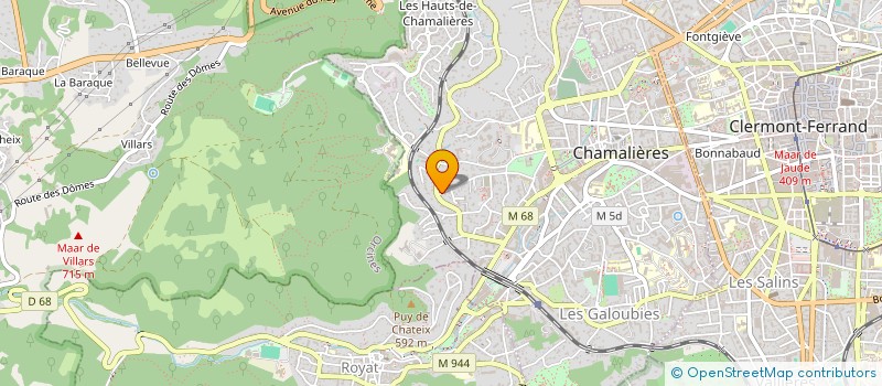 localisation de l'entreprise MONSIEUR ALEKSANDR IPPOLITOV à CHAMALIERES