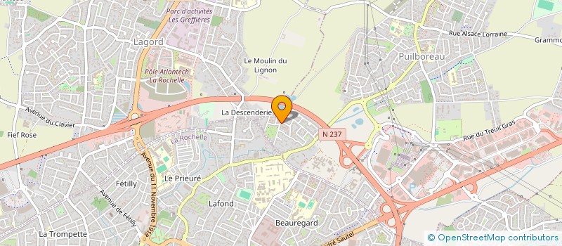 localisation de l'entreprise MONSIEUR ALEKSANDR KUZNETSOV  PUILBOREAU