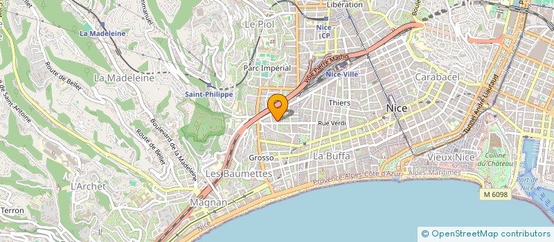 localisation de l'entreprise MONSIEUR ALEKSANDR PLOTITSIN  NICE