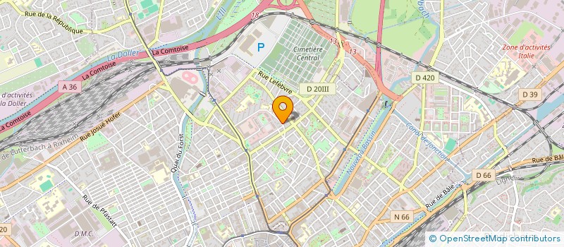 localisation de l'entreprise MONSIEUR ALEKSANDR SAFARIAN  MULHOUSE