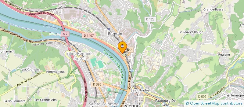 localisation de l'entreprise MONSIEUR ALEKSANDRE MURADASHVILI  VIENNE