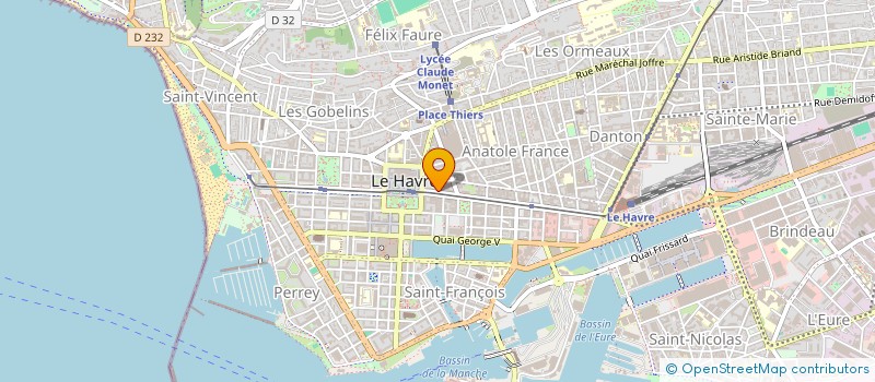 localisation de l'entreprise MONSIEUR ALEKSANDRS LEIBUSS  LE HAVRE