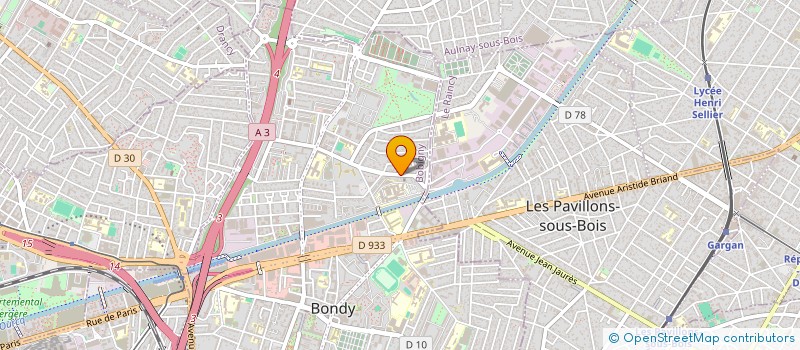 localisation de l'entreprise MONSIEUR ALEKSANDRU MITCHEAVICIUS  BONDY