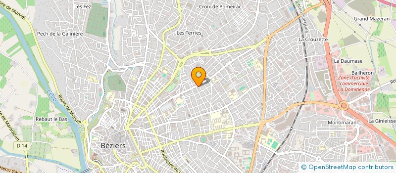 localisation de l'entreprise MONSIEUR ALEKSEJS ZUKOVS  BEZIERS