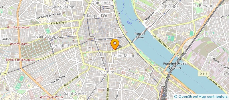 localisation de l'entreprise MONSIEUR ALEL BENTOUT  BORDEAUX