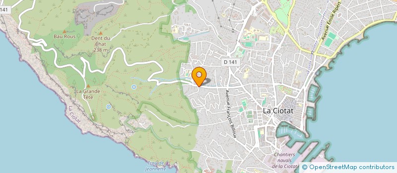 localisation de l'entreprise MONSIEUR ALEN BAHAROGLU  LA CIOTAT