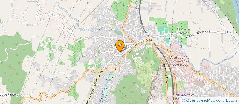 localisation de l'entreprise MONSIEUR ALEN BAKRAC  SAINT-PERAY