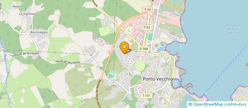 localisation de l'entreprise MONSIEUR ALESSANDRO BALDISSERI à PORTO-VECCHIO