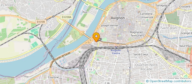 localisation de l'entreprise MONSIEUR ALESSANDRO BALLOTE  AVIGNON