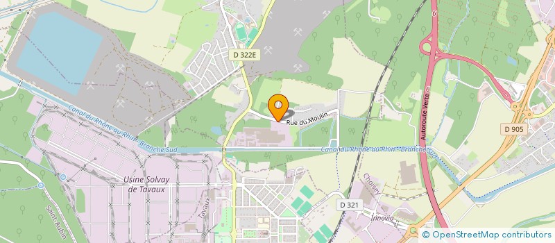 localisation de l'entreprise MONSIEUR ALESSANDRO BELCUORE  DAMPARIS