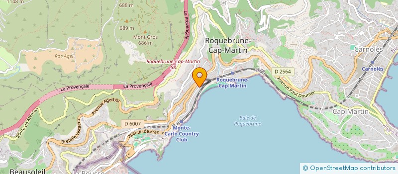 localisation de l'entreprise MONSIEUR ALESSANDRO BIASI à ROQUEBRUNE-CAP-MARTIN