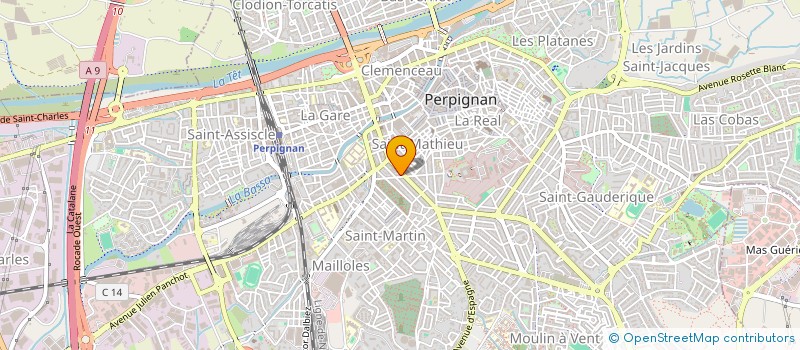 localisation de l'entreprise MONSIEUR ALESSANDRO BOURNOT  PERPIGNAN