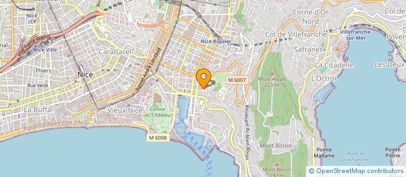 localisation de l'entreprise MONSIEUR ALESSANDRO CAMELI à NICE