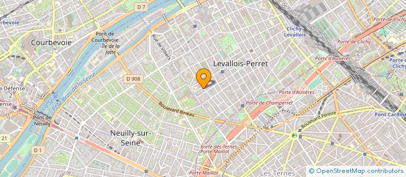 localisation de l'entreprise MONSIEUR ALESSANDRO CARIA à LEVALLOIS-PERRET