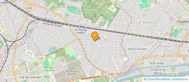 localisation de l'entreprise MONSIEUR ALESSANDRO CESCON  GAGNY